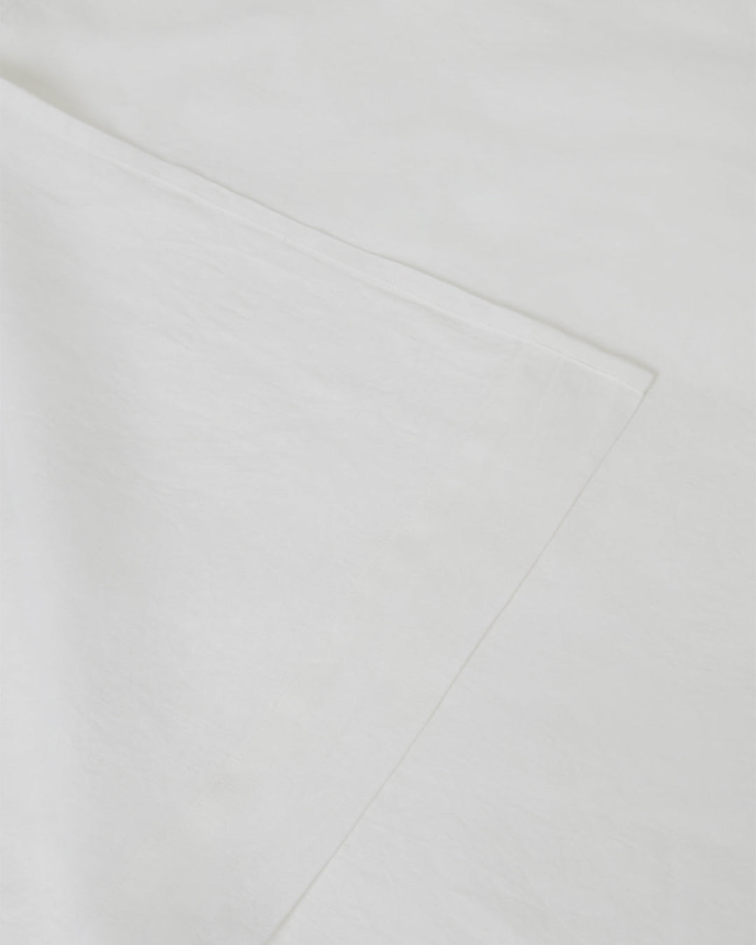 Linen Flat Sheet, Milk