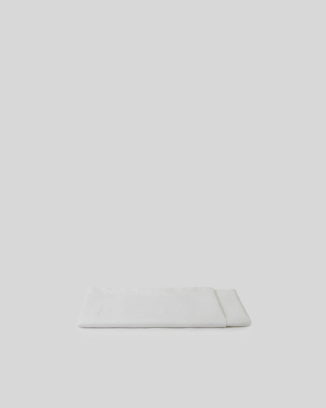 Linen Flat Sheet, Milk