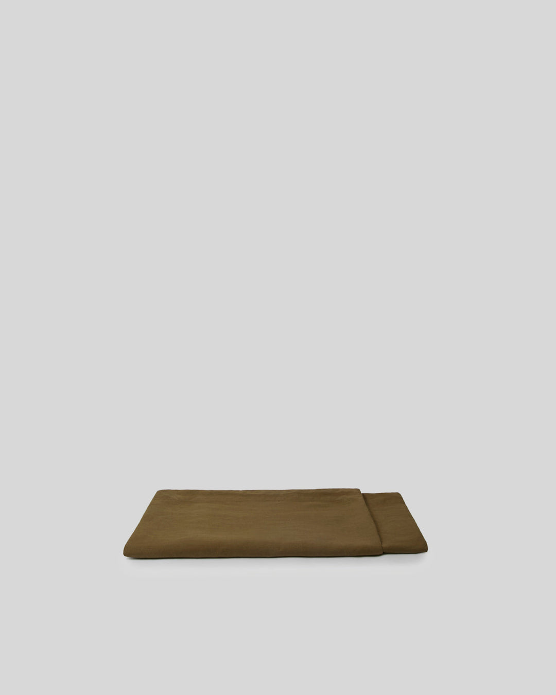 Linen Flat Sheet, Moss