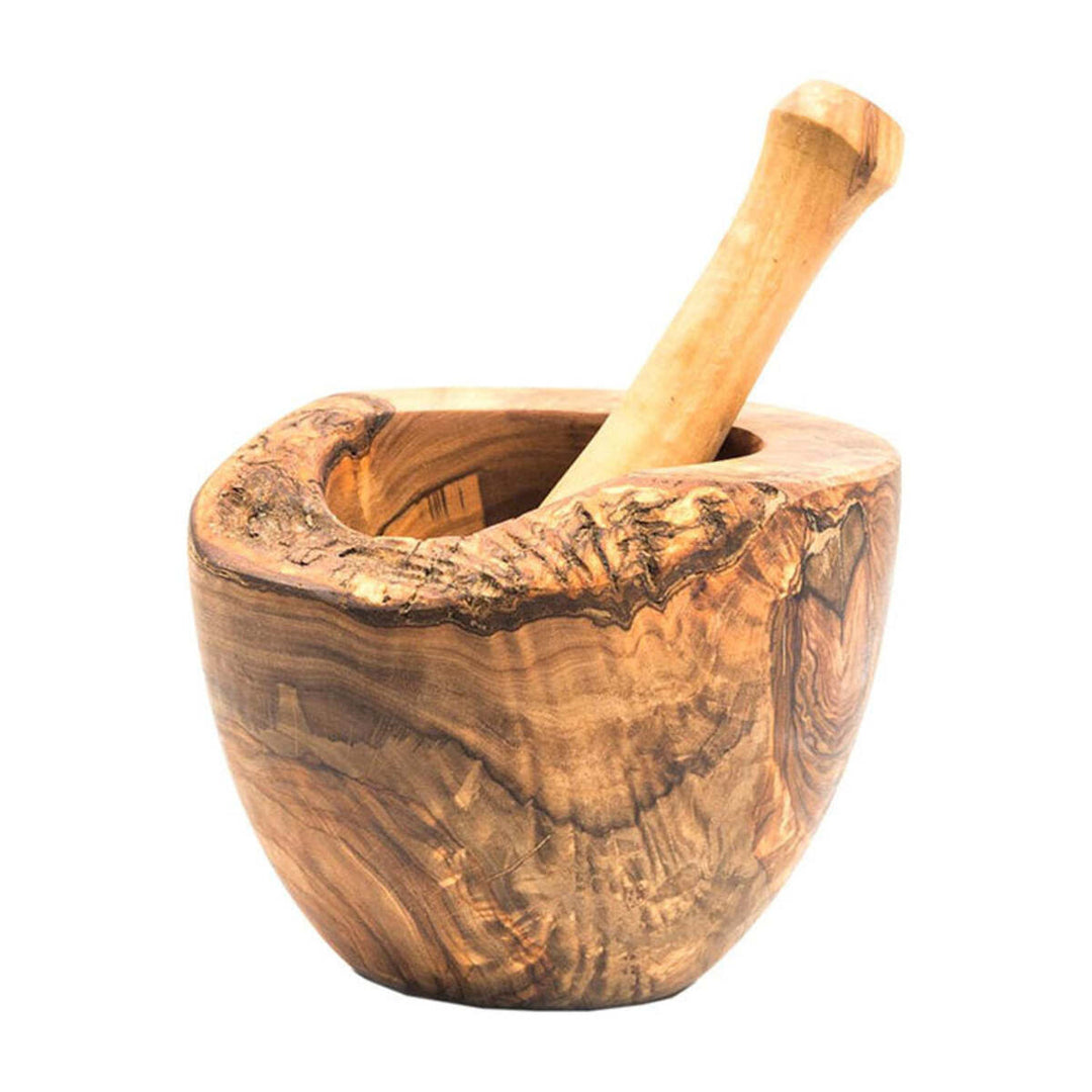 Mortar and Pestle, Olive Wood