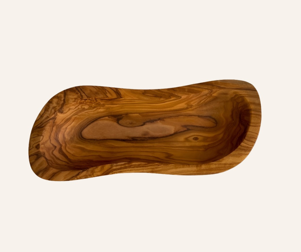 Multi-Purpose Bowl Tray, Olive Wood