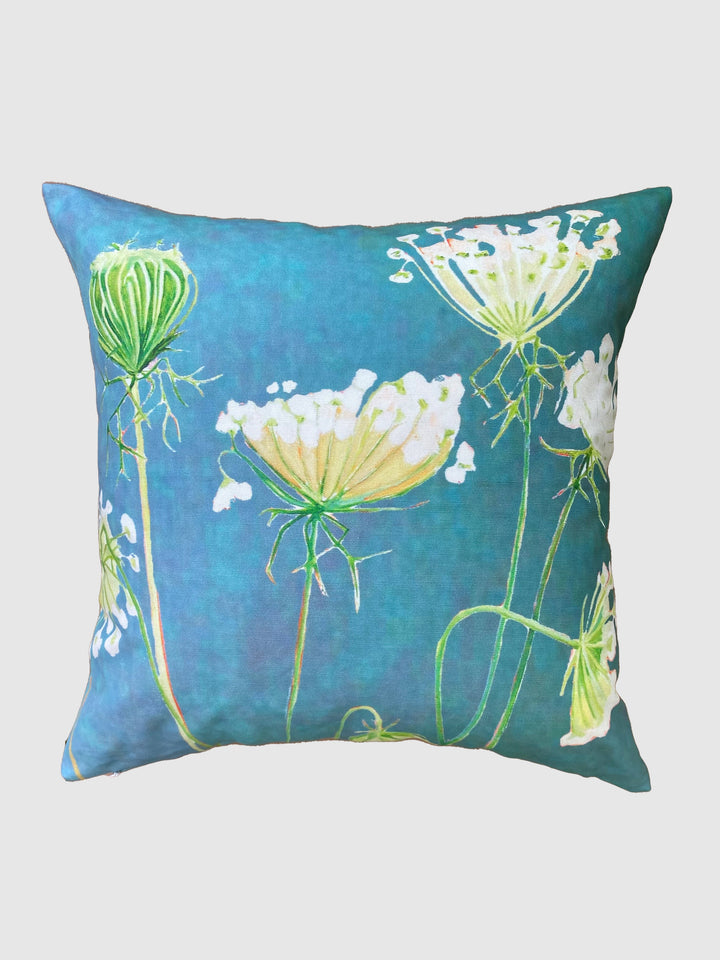 Throw Pillow, Queen Anne's Lace