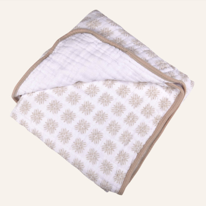 Kids & Baby Cotton Muslin Blanket, Simply Flowers