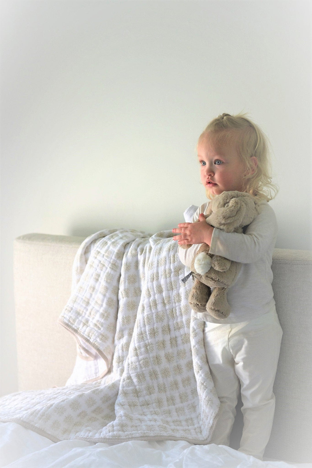 Kids & Baby Cotton Muslin Blanket, Simply Flowers