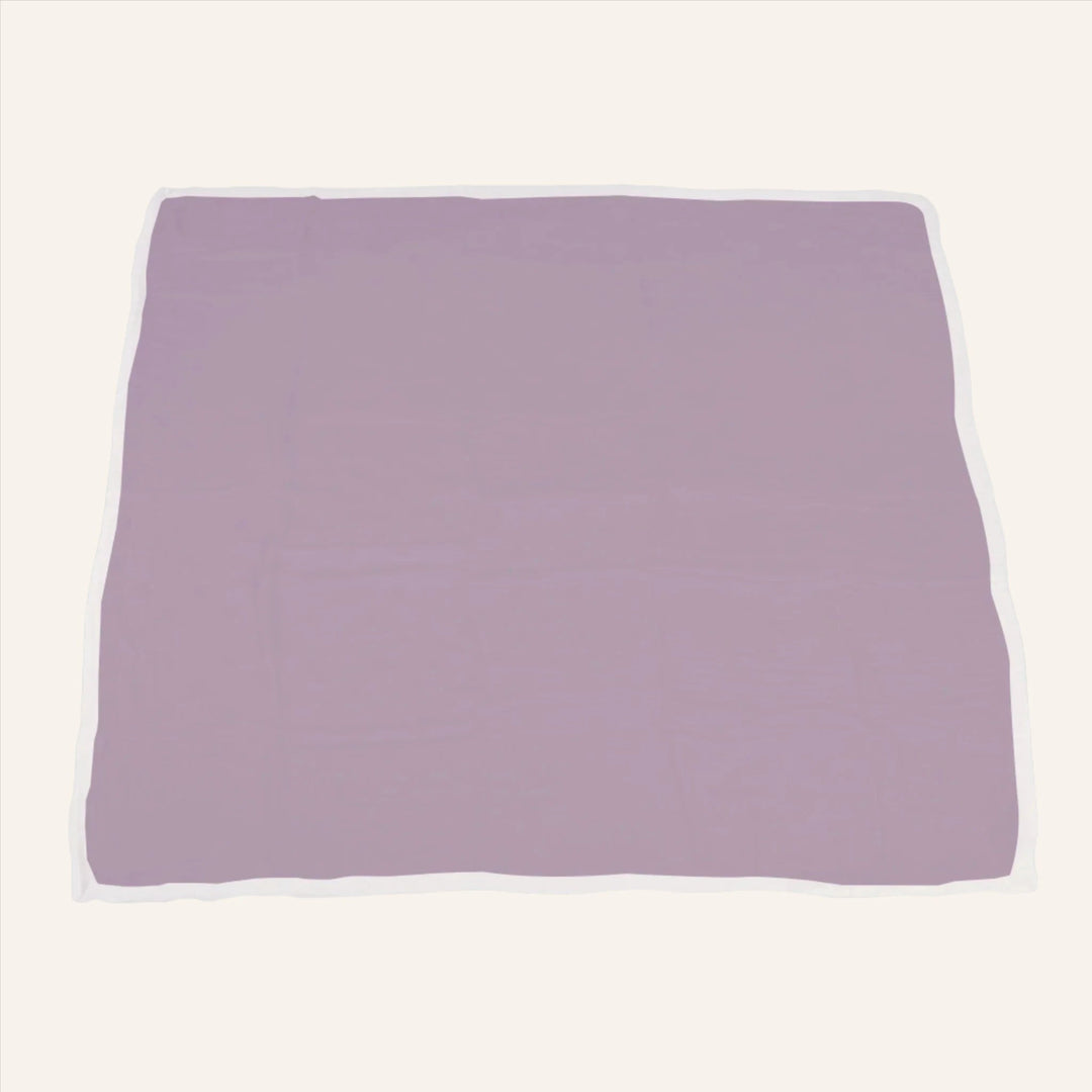 Kids & Baby Cotton Blanket, Violet Butterflies