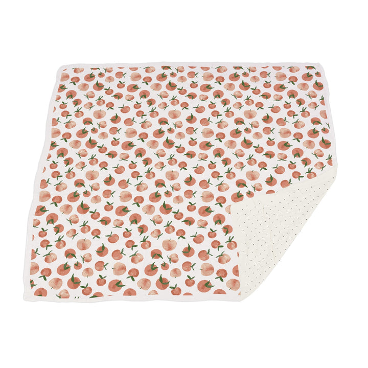 Kids & Baby Bamboo Muslin Blanket, Peaches & Polka Dots