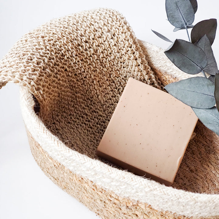 Handmade Woven Hemp Washcloth, Set of 2