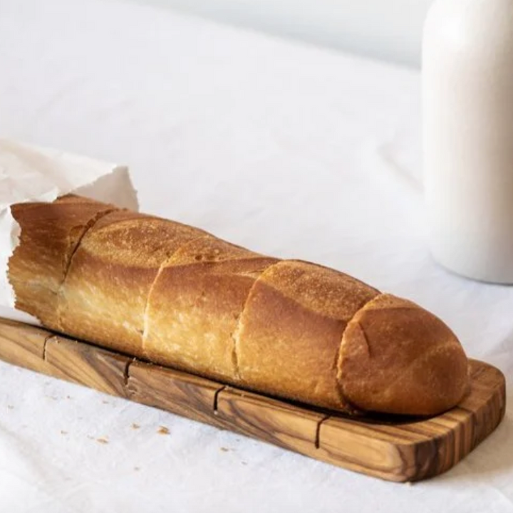 Olive Wood Bread Slicing Board, Baguette Style