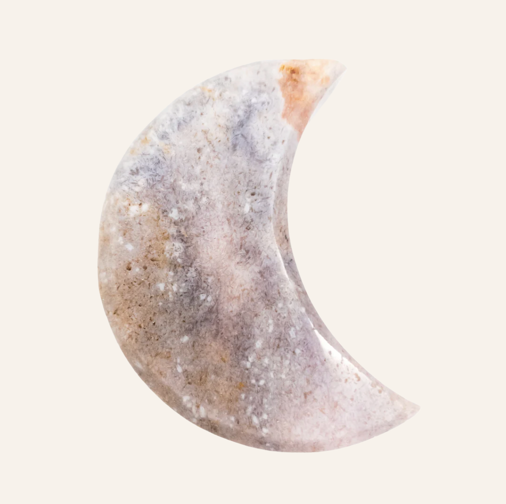 Crystal, Pink Amethyst Moon