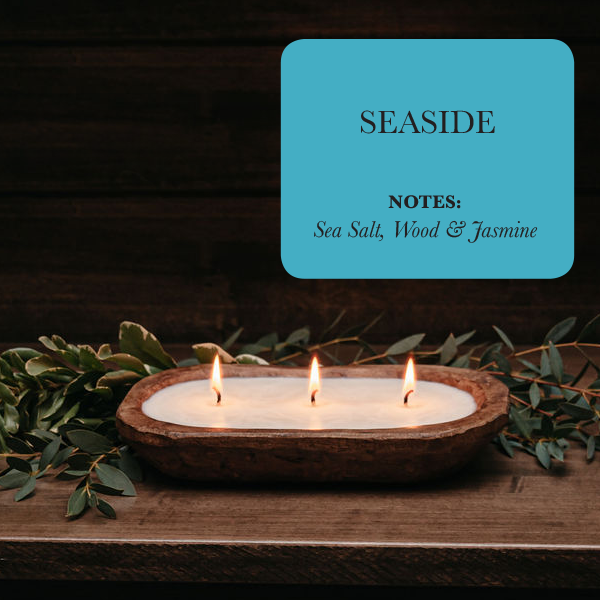 3-Wick Soy Candle, Seaside