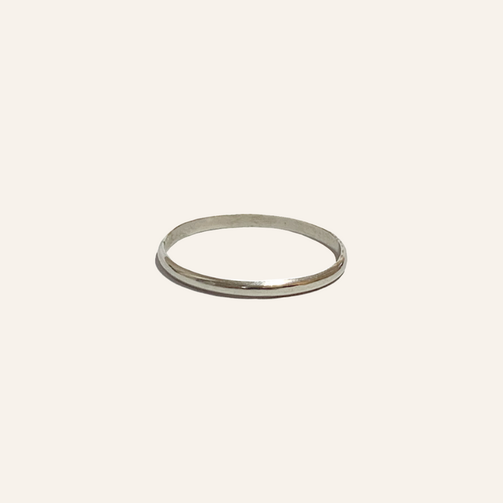 Simple Band Ring, 925 Sterling Silver