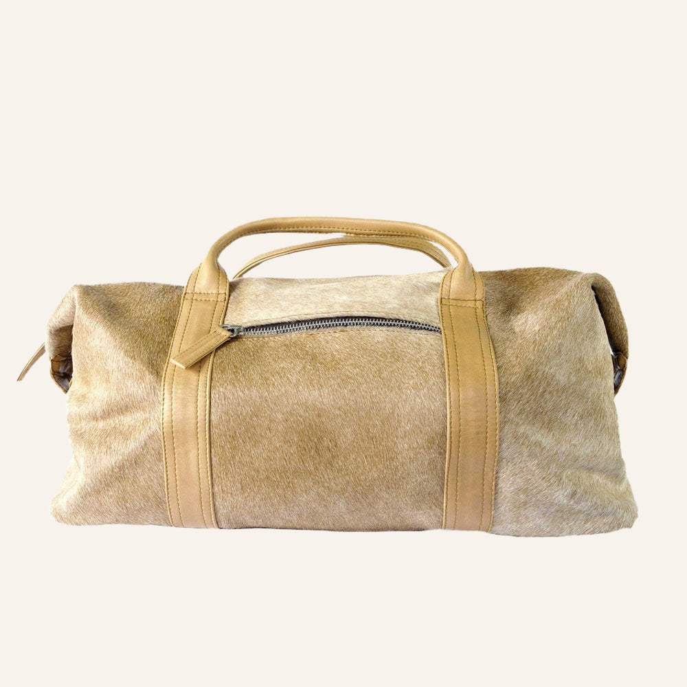 Weekender Duffle Bag, Cowhide Leather