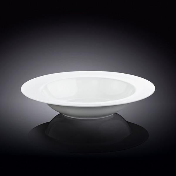 Round Porcelain Deep Plate, 8 Inches