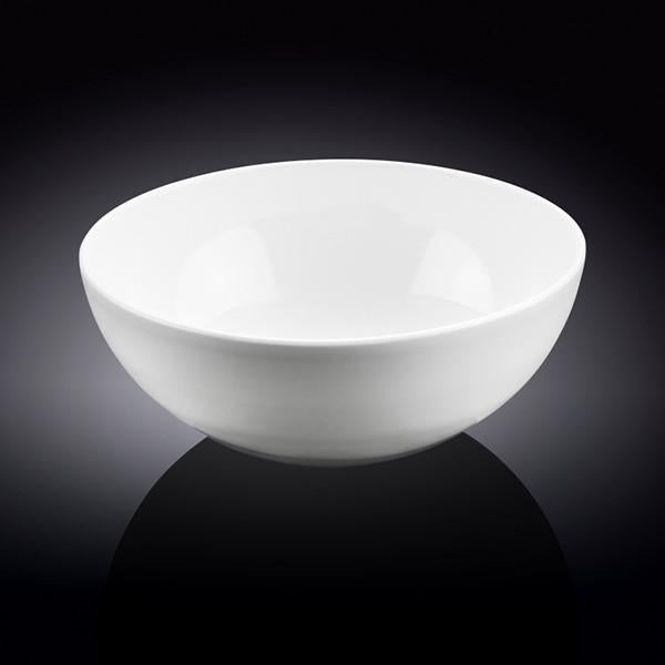 Porcelain White 8" Bowls, Set of 4