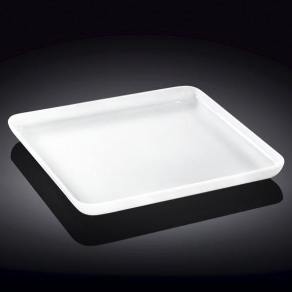 Large Porcelain Square 12" Dish, Set of 3