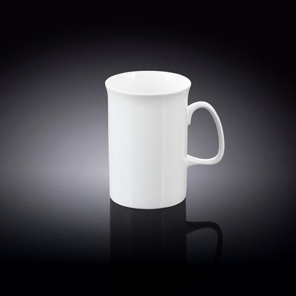 Porcelain White 10oz Mug, Set of 6