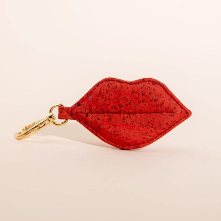 Handmade Cork Keychain, Smooches