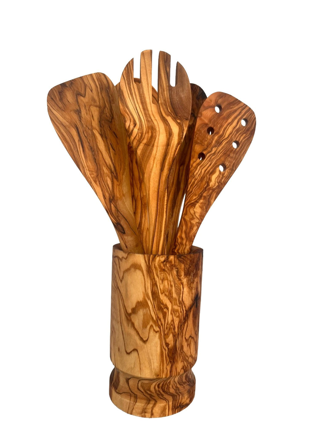 Kitchen Servers 6 Piece Set, Olive Wood