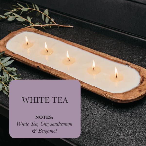 5-Wick Soy Candle, White Tea