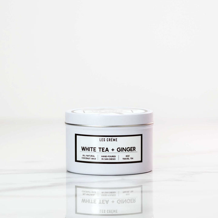 Coconut Wax Candle, White Tea & Ginger