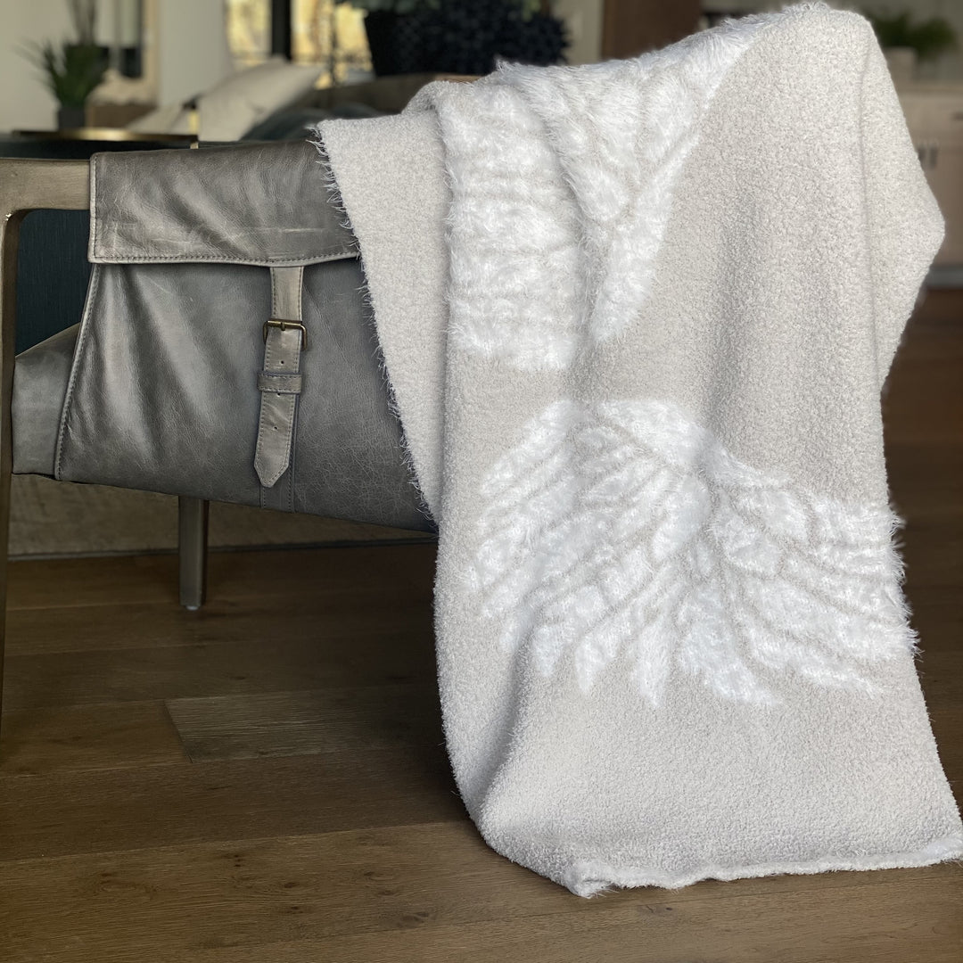 Little Wings Dream Blanket, Silver