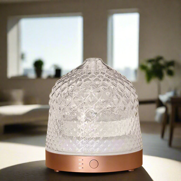 Hand-blown Glass Dome Essential Oil Diffuser, 200mL