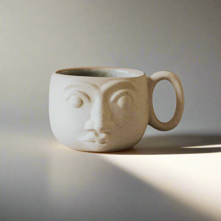 Handcrafted Artisanal Mug, Face
