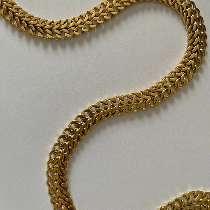 Choker Chain Necklace, 18K Gold-Plated