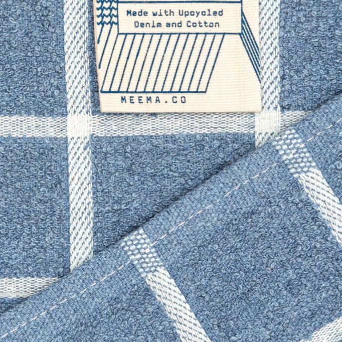 Terry Kitchen Towel Set,  Denim & Cotton