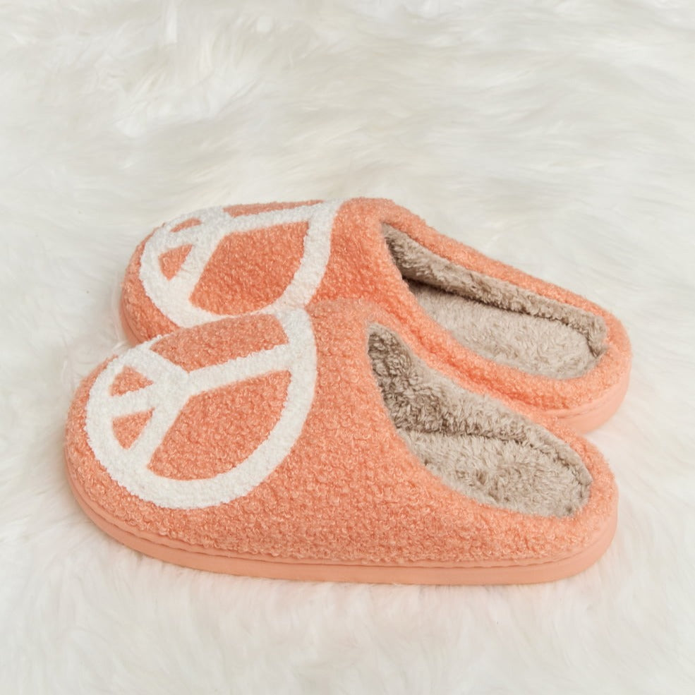 Plush Closed-Toe Slippers, Variety