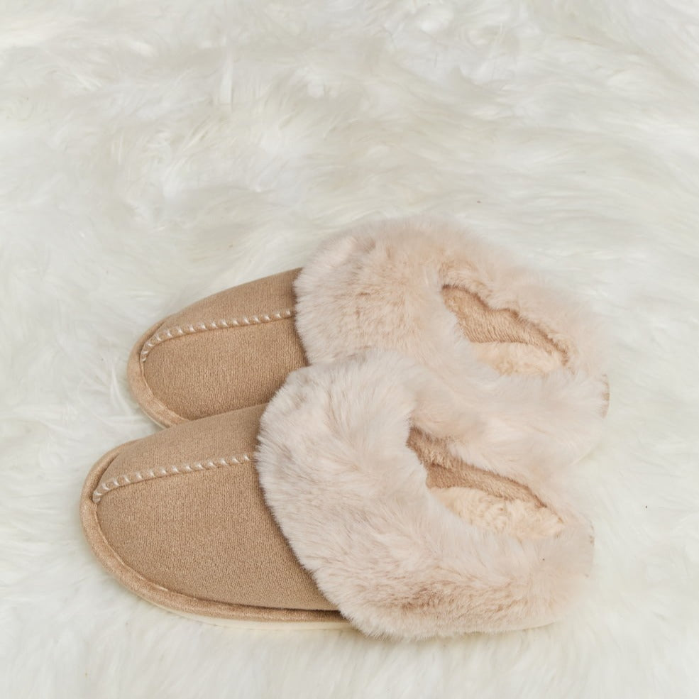 Fuzzy Closed-Toe Slippers, Variety