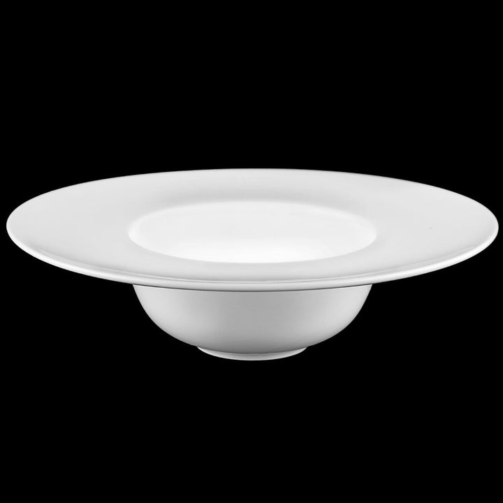 Porcelain White Deep Plate, 9 Inches