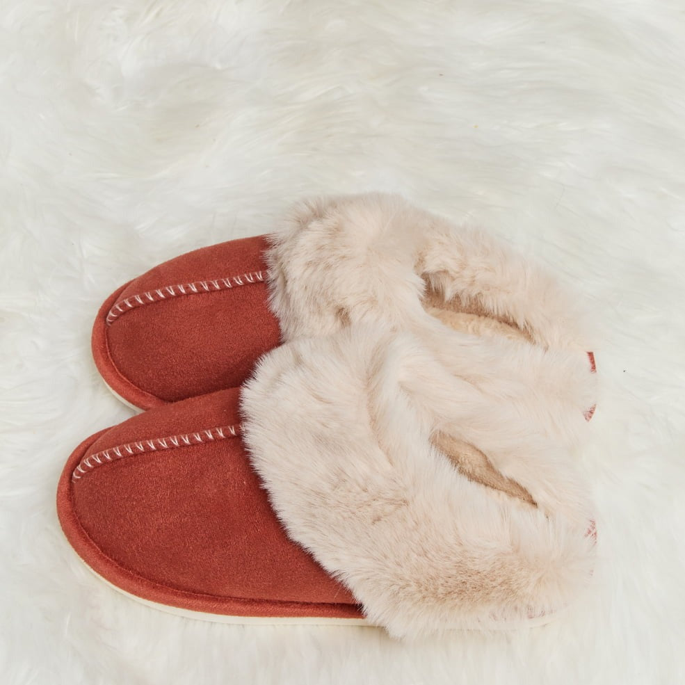 Fuzzy Closed-Toe Slippers, Variety