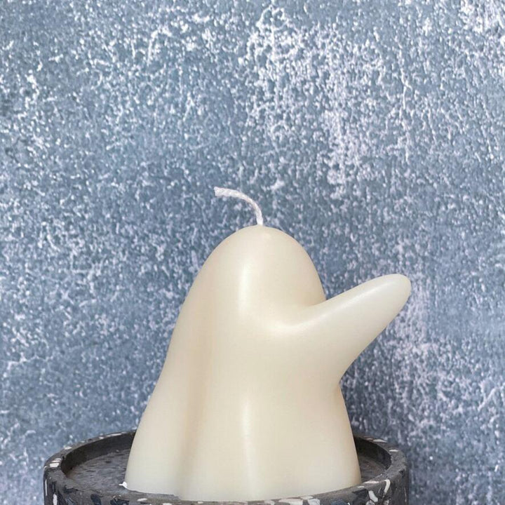 Handmade Halloween Ghost Soy Wax Candle, Choice of Color