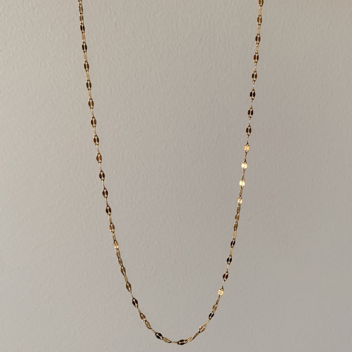 Minimalist Choker Necklace, 18K Gold-Plated