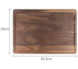 Black Walnut Wood Cutting Board, Variety of Shapes