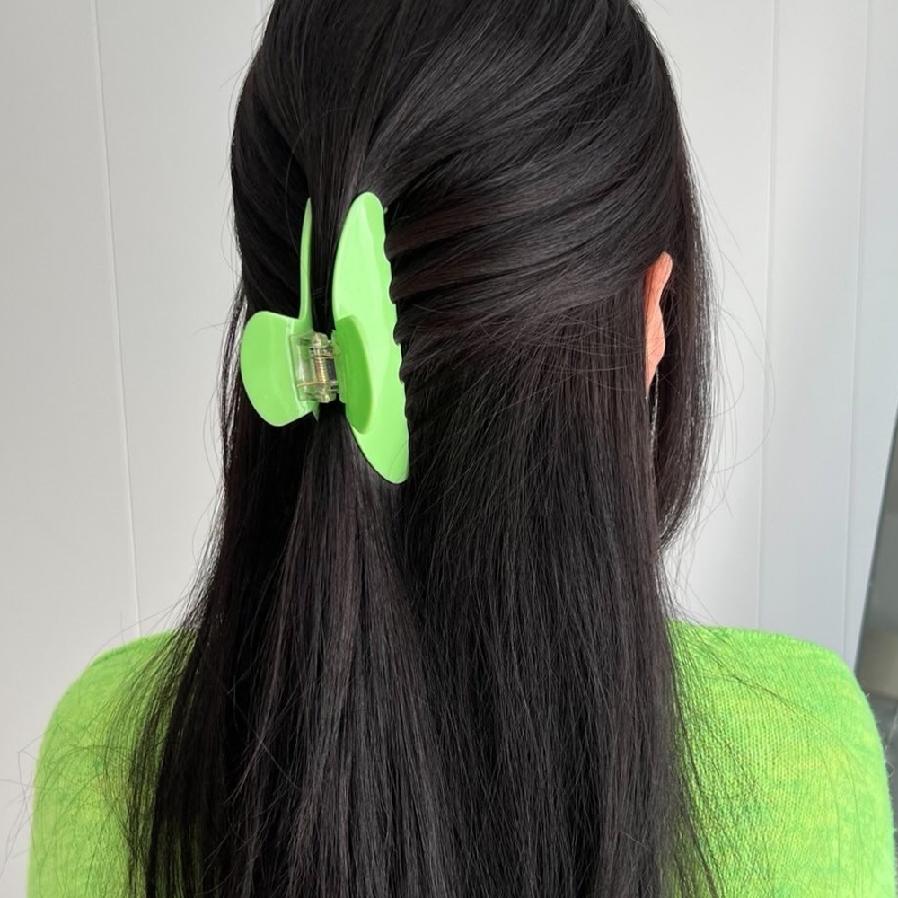 Claw Hair Clip, Green