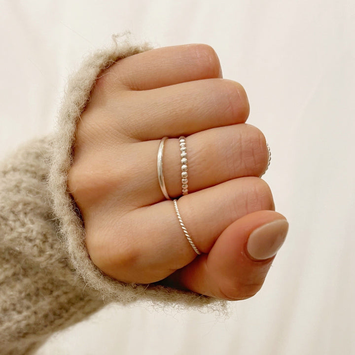 Simple Band Ring, 925 Sterling Silver