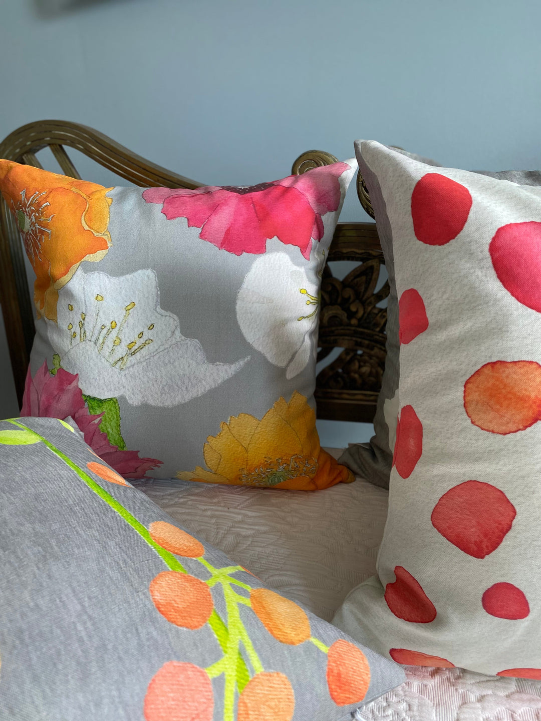 Throw Pillow, Cactus Flowers