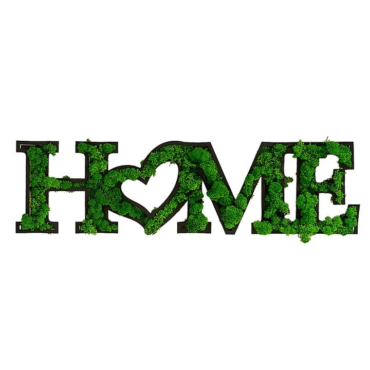 MOSS WORD WALL ART, HOME