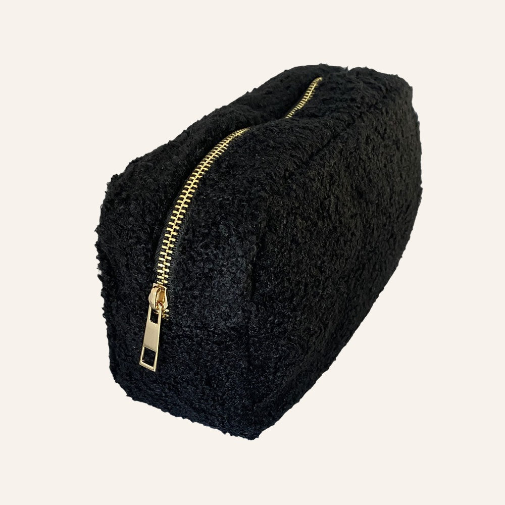 Fuzzy Cosmetic Bag, Full Size