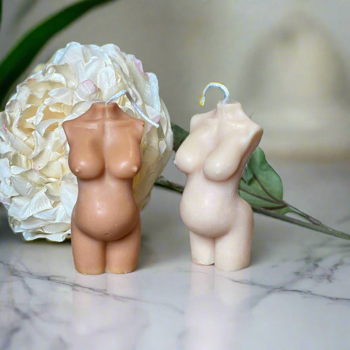 Handcrafted Sculptural Soy Wax Candle, A New Life