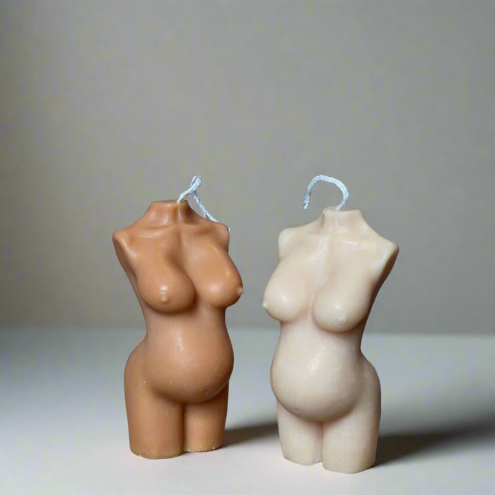 Handcrafted Sculptural Soy Wax Candle, A New Life