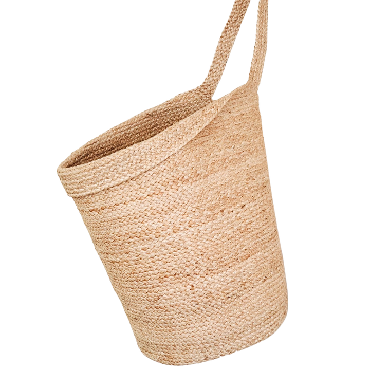 Jute Wall Basket, Natural