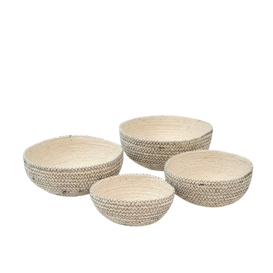 Bowl Basket, Black (Set of 4)