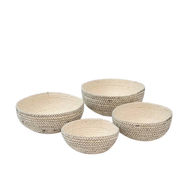 Bowl Basket, Black (Set of 4)