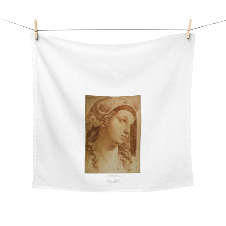 Kitchen Tea Towel, Head of Comity by Raphael