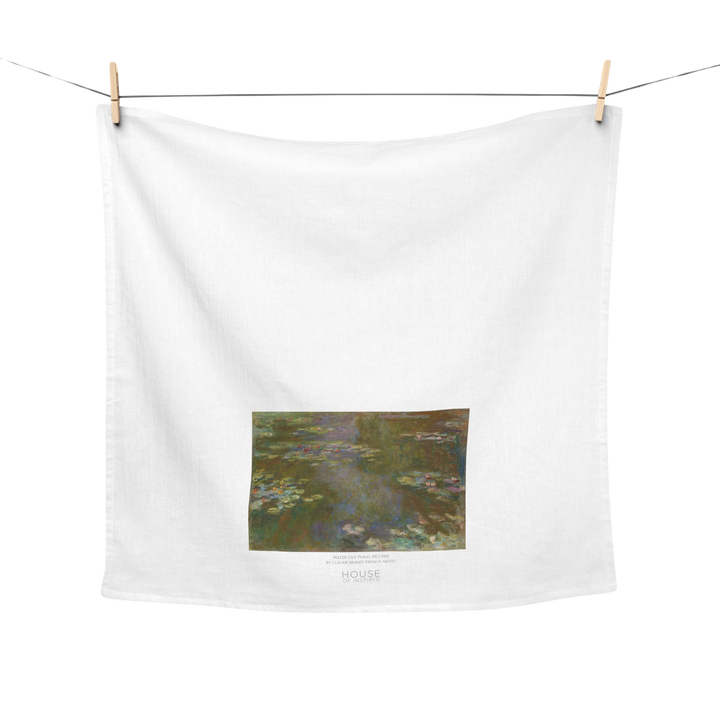 Kitchen Tea Towel, Water Lily Pond by Claude Monet