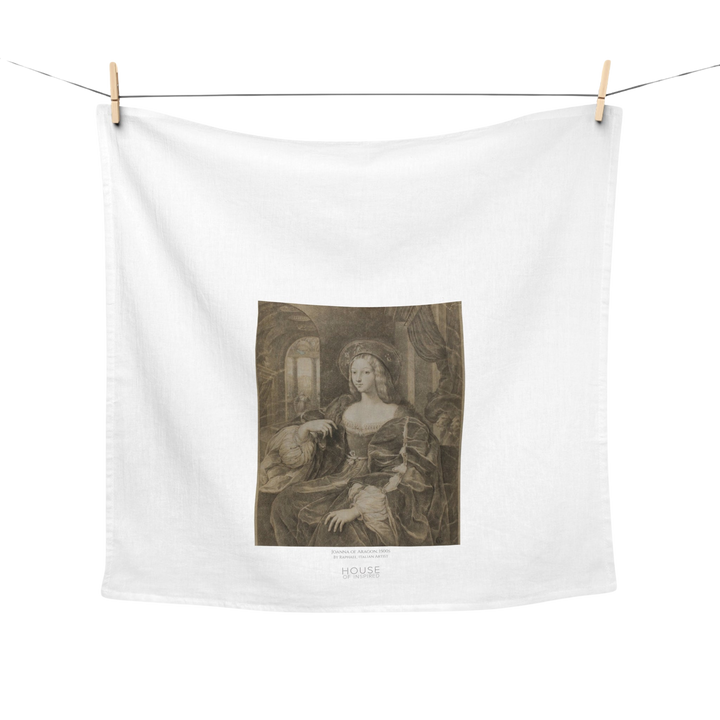 Kitchen Tea Towel, Joanna of Aragon by Raphael