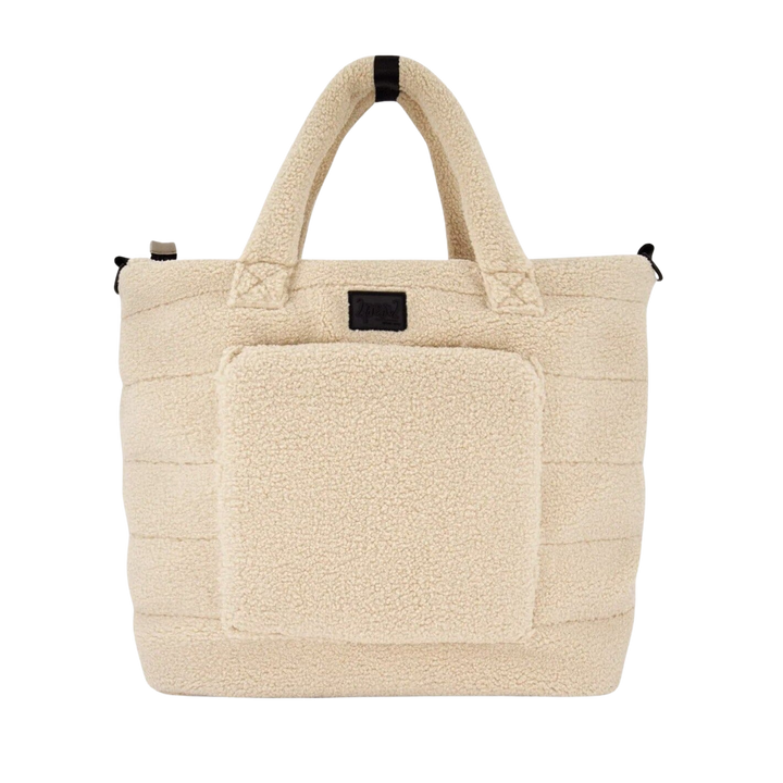 Fuzzy Changing Tote, Ivory